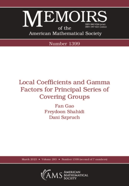 Local Coefficients and Gamma Factors for Principal Series of Covering Groups, PDF eBook