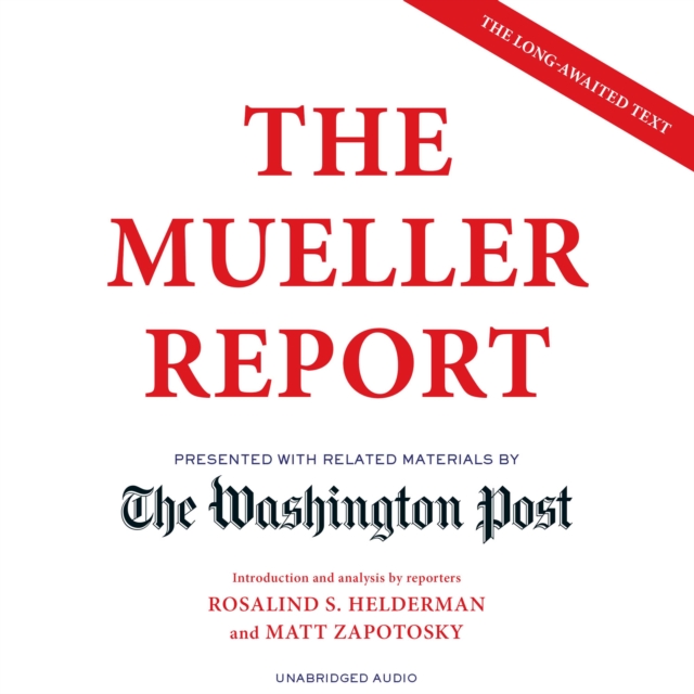 The Mueller Report, eAudiobook MP3 eaudioBook