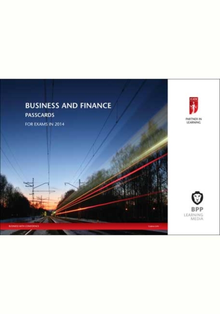 ICAEW Business and Finance : Passcards, Spiral bound Book