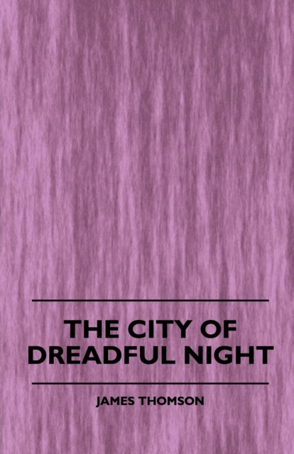 The City of Dreadful Night, EPUB eBook