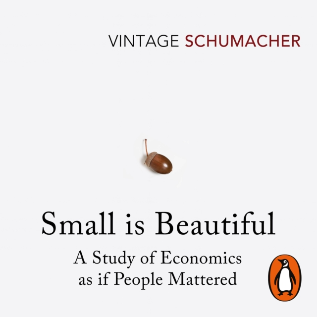 Small Is Beautiful : A Study of Economics as if People Mattered, eAudiobook MP3 eaudioBook