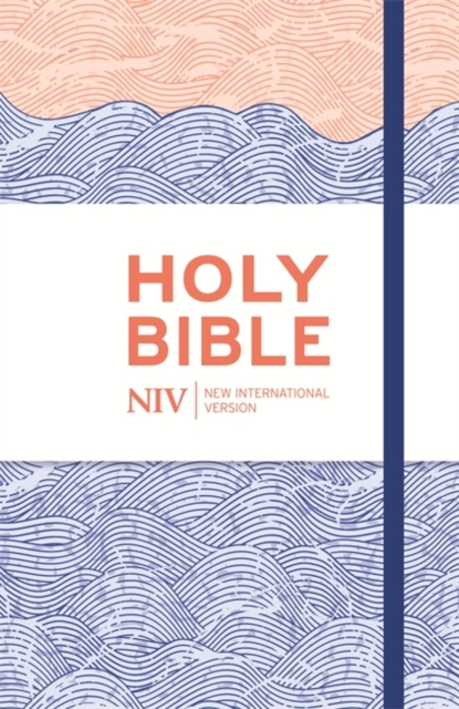 NIV Thinline Blue Waves Cloth Bible, Hardback Book