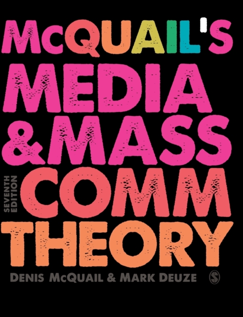 McQuail’s Media and Mass Communication Theory, Hardback Book