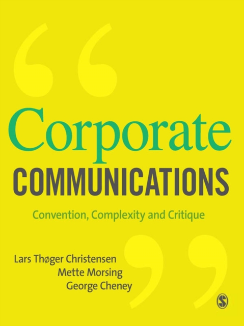 Corporate Communications : Convention, Complexity and Critique, EPUB eBook