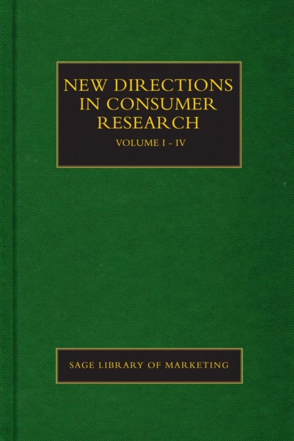New Directions in Consumer Research, Multiple-component retail product Book