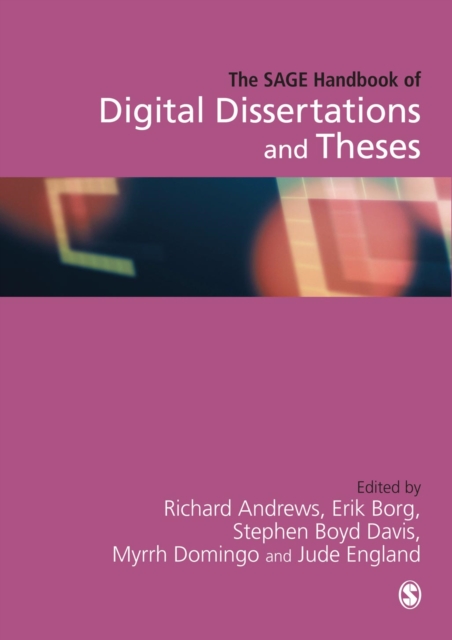 The SAGE Handbook of Digital Dissertations and Theses : SAGE Publications, EPUB eBook