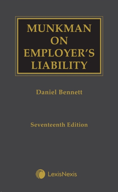 Munkman on Employer's Liability, Hardback Book