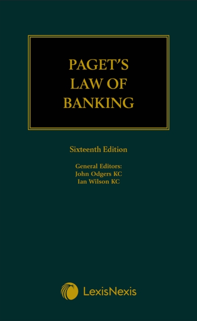 Paget's Law of Banking, Hardback Book