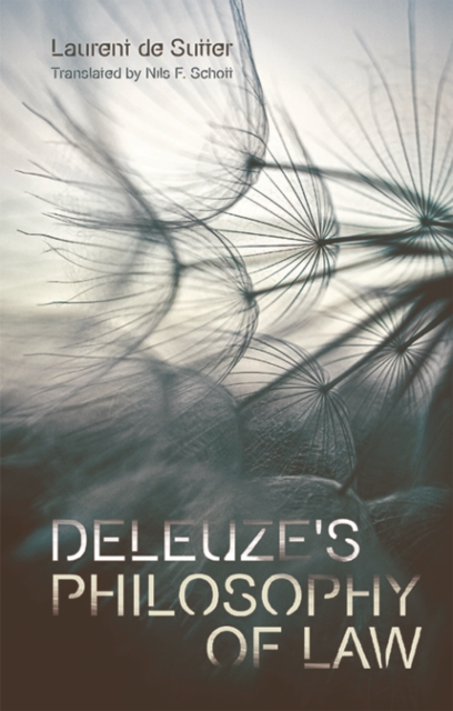 Deleuze's Philosophy of Law, EPUB eBook
