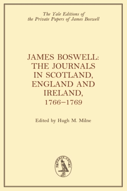 James Boswell, The Journals in Scotland, England and Ireland, 1766-1769, EPUB eBook