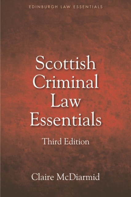 Scottish Criminal Law Essentials, Paperback / softback Book