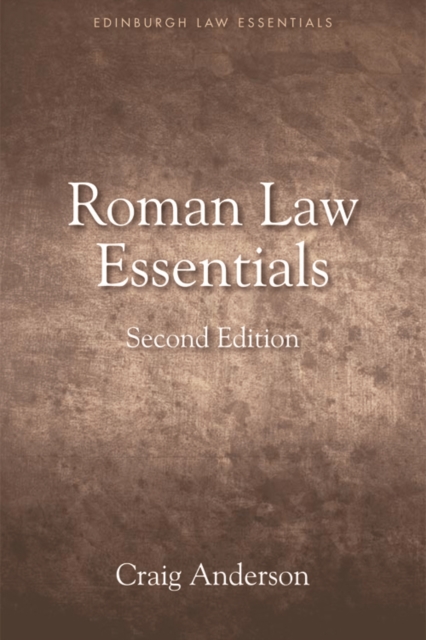 Roman Law Essentials, Hardback Book