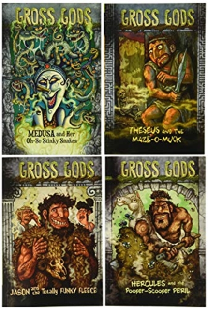 Gross Gods Pack A of 4, Mixed media product Book