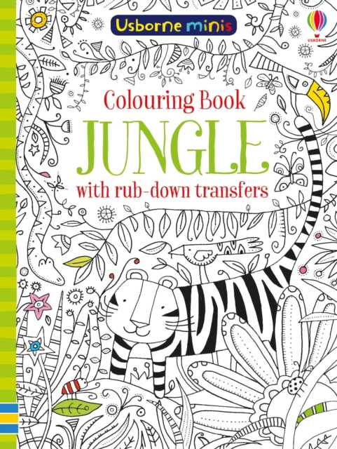 Colouring Book Jungle with Rub Downs, Paperback / softback Book