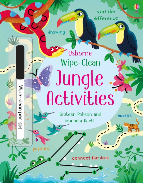Wipe-Clean Jungle Activities, Paperback / softback Book