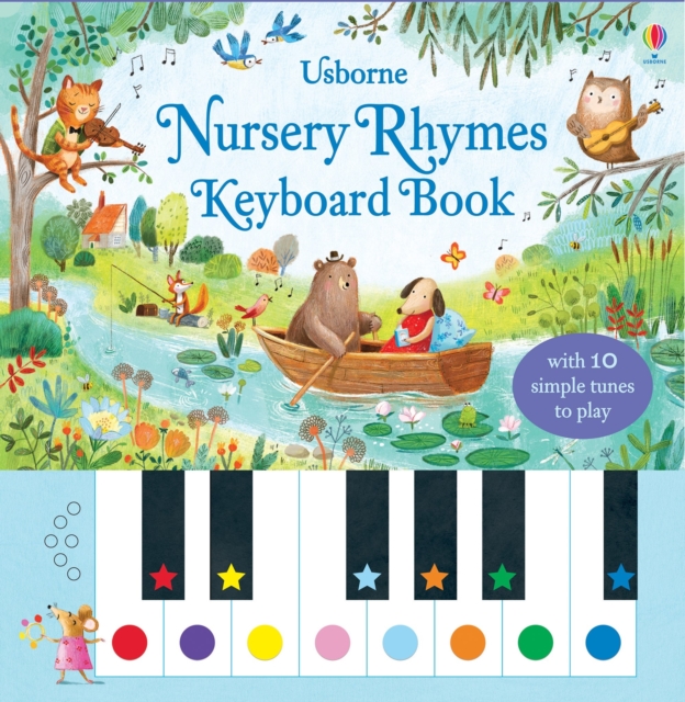 Nursery Rhymes Keyboard Book, Spiral bound Book