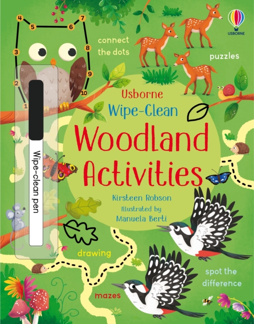 Wipe-Clean Woodland Activities, Paperback / softback Book