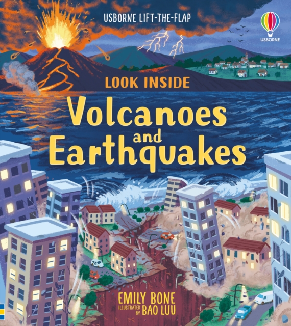 Look Inside Volcanoes and Earthquakes, Board book Book