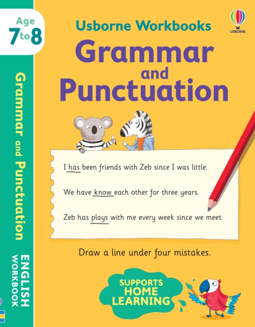 Usborne Workbooks Grammar and Punctuation 7-8, Paperback / softback Book