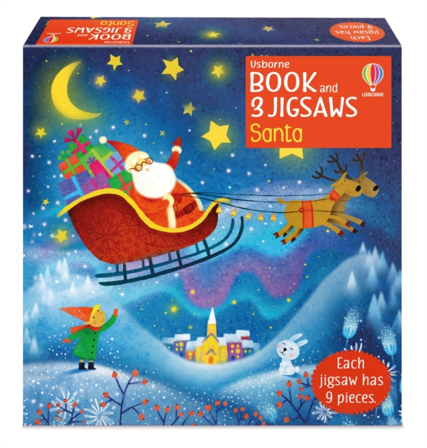 Usborne Book and 3 Jigsaws: Santa, Board book Book