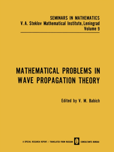 Mathematical Problems in Wave Propagation Theory, PDF eBook