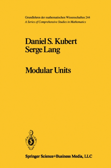 Modular Units, PDF eBook