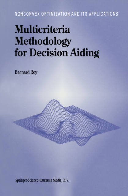 Multicriteria Methodology for Decision Aiding, PDF eBook
