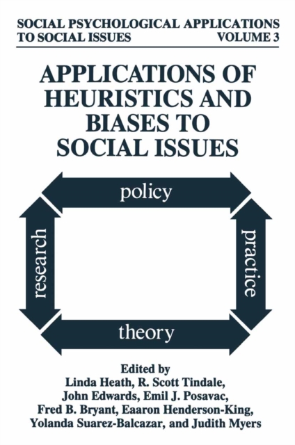 Applications of Heuristics and Biases to Social Issues, PDF eBook