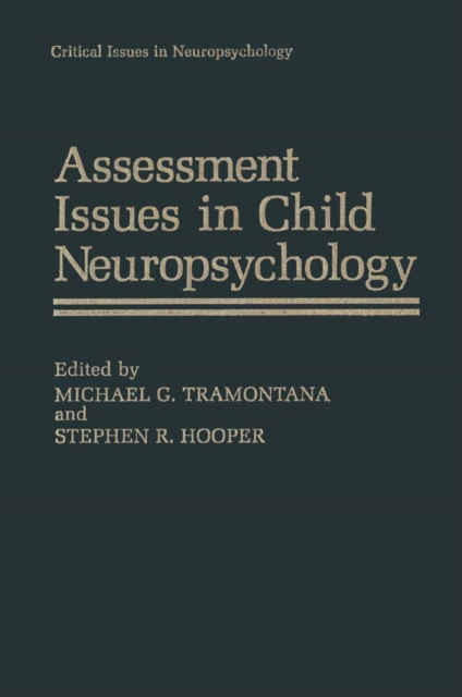 Assessment Issues in Child Neuropsychology, PDF eBook