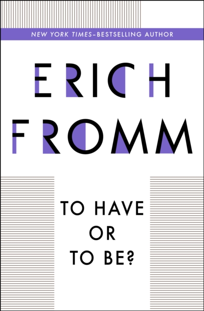 To Have or To Be?, EPUB eBook