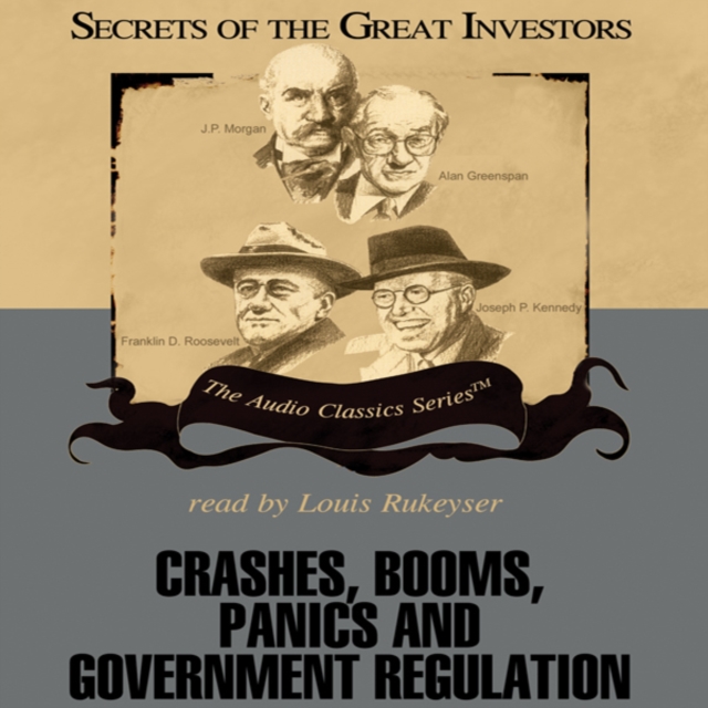 Crashes, Booms, Panics, and Government Regulation, eAudiobook MP3 eaudioBook