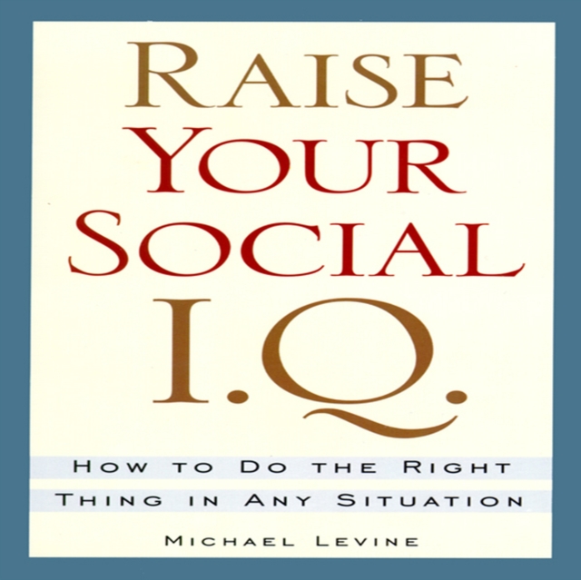 Raise Your Social I.Q., eAudiobook MP3 eaudioBook
