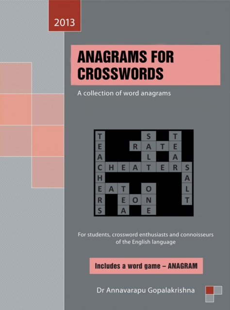 Anagrams for Crosswords : A Collection of Word Anagrams, EPUB eBook