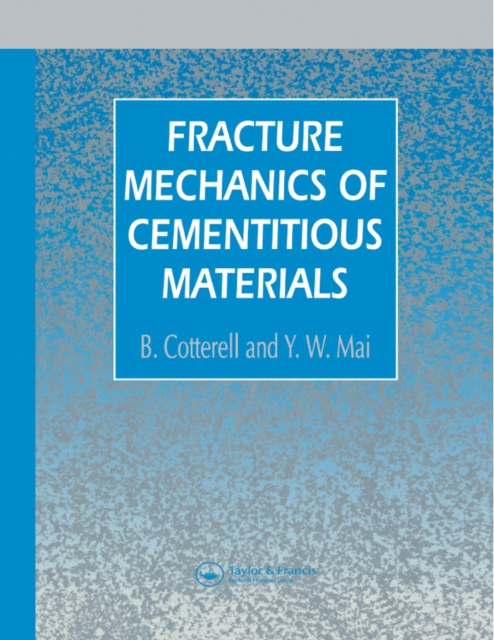 Fracture Mechanics of Cementitious Materials, PDF eBook