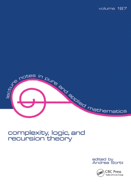 Complexity, Logic, and Recursion Theory, PDF eBook