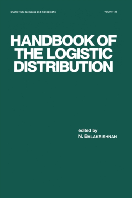 Handbook of the Logistic Distribution, PDF eBook