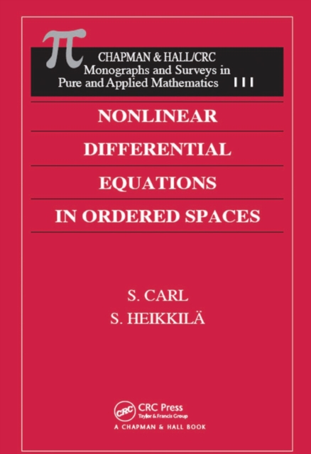 Nonlinear Differential Equations in Ordered Spaces, PDF eBook