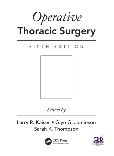 Operative Thoracic Surgery, EPUB eBook