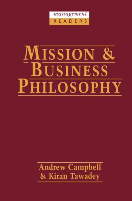 Mission and Business Philosophy, PDF eBook