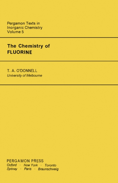 The Chemistry of Fluorine : Comprehensive Inorganic Chemistry, PDF eBook