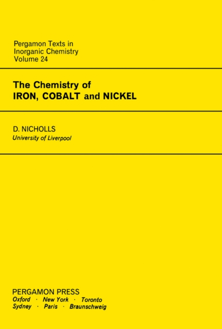 The Chemistry of Iron, Cobalt and Nickel : Comprehensive Inorganic Chemistry, PDF eBook
