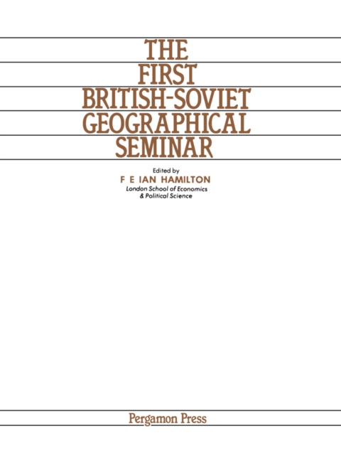 The First British-Soviet Geographical Seminar, PDF eBook