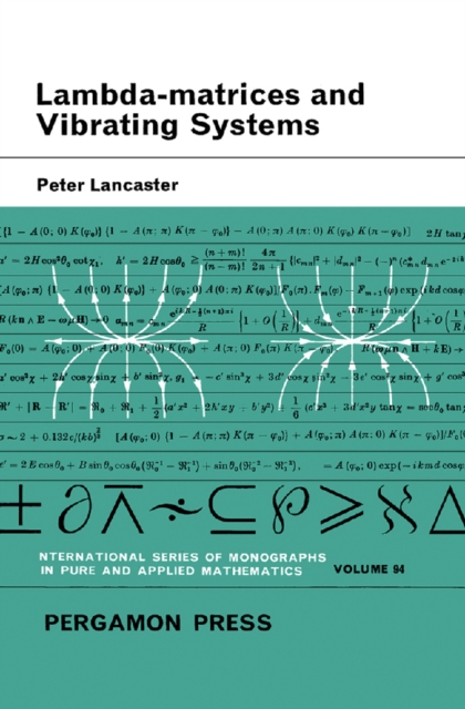 Lambda-Matrices and Vibrating Systems, PDF eBook