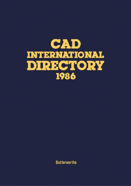 CAD International Directory 1986, PDF eBook