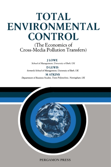 Total Environmental Control : The Economics of Cross-Media Pollution Transfers, PDF eBook