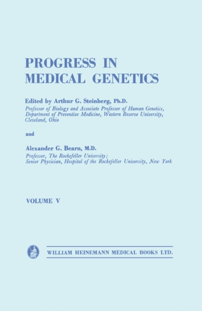 Progress in Medical Genetics : Volume 5, PDF eBook