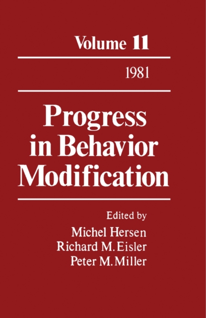 Progress in Behavior Modification : Volume 11, PDF eBook