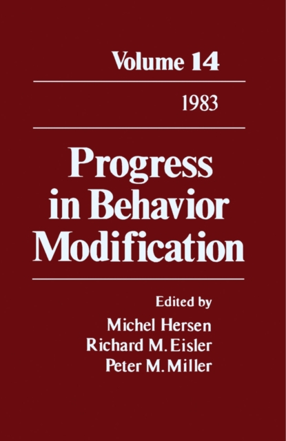 Progress in Behavior Modification : Volume 14, PDF eBook