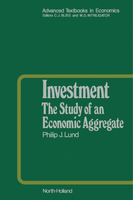 Investment : The Study of an Economic Aggregate, PDF eBook