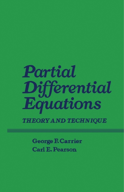 Partial Differential Equations : Theory and Technique, PDF eBook